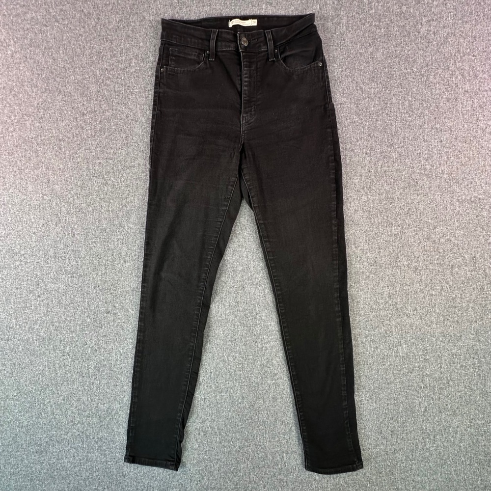 Levi's Jeans Womens 28 721 High Rise Skinny Black Stretch Denim